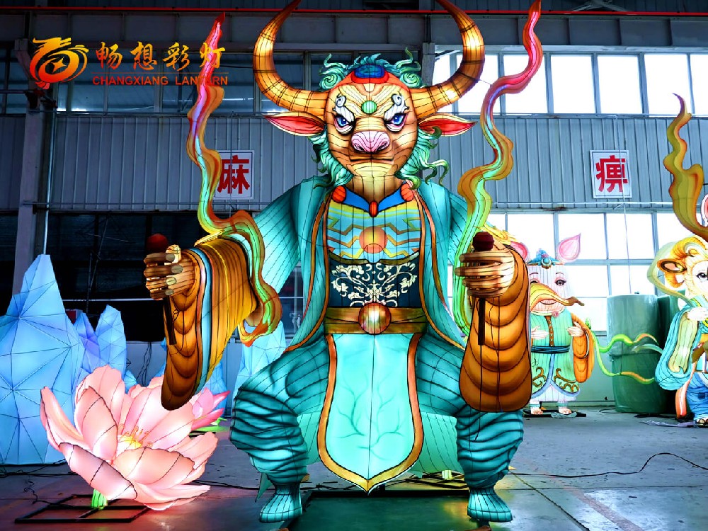十二生肖彩燈